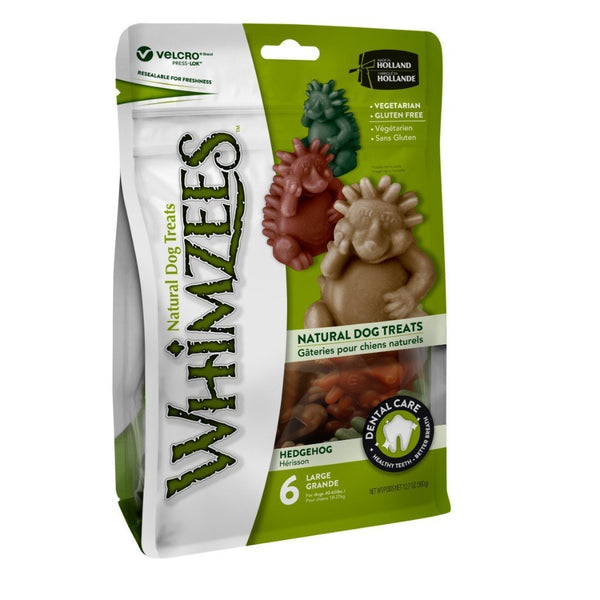 Whimzees Medium Hedgehog Dog Dental Chews Value Pack, 360g - Happy Hoomans