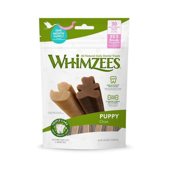 Whimzees Puppy Dental Treats (2 Sizes) - Happy Hoomans