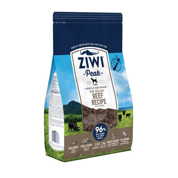 ZIWI Peak Beef Recipe Air-Dried Dog Food (4 Sizes) - Happy Hoomans