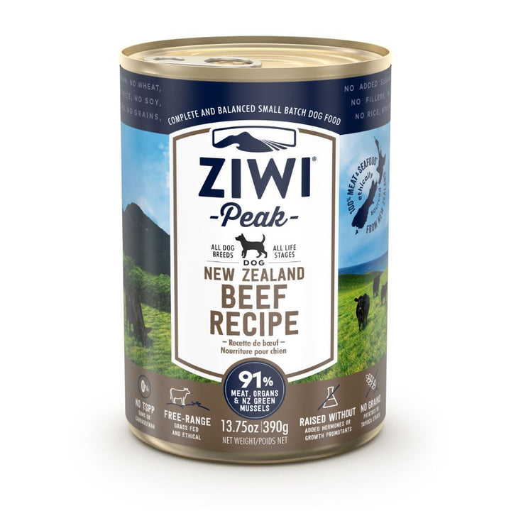 ZIWI Peak Beef Recipe Wet Dog Food, 390g - Happy Hoomans