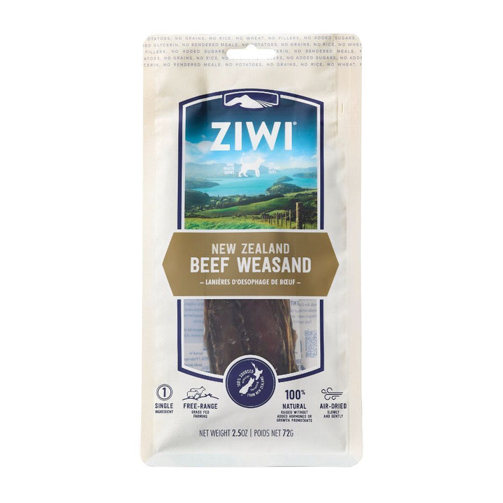ZIWI Peak Beef Weasand Air Dried Dog Treats, 72g - Happy Hoomans