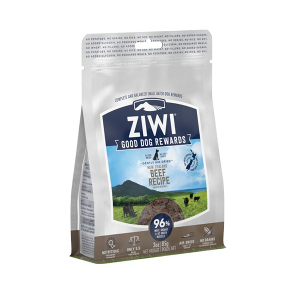 ZIWI Peak Good Dog Rewards Beef Air Dried Dog Treats, 85g - Happy Hoomans