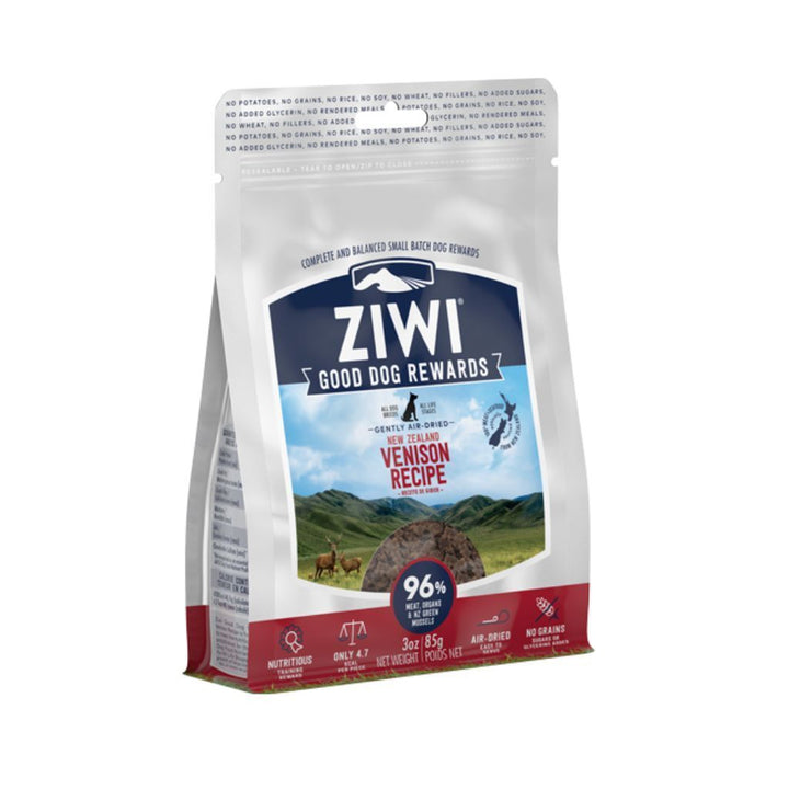 ZIWI Peak Good Dog Rewards Venison Air Dried Dog Treats, 85g - Happy Hoomans