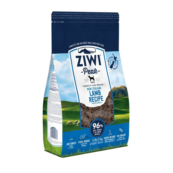 ZIWI Peak Lamb Recipe Air-Dried Dog Food (4 Sizes) - Happy Hoomans