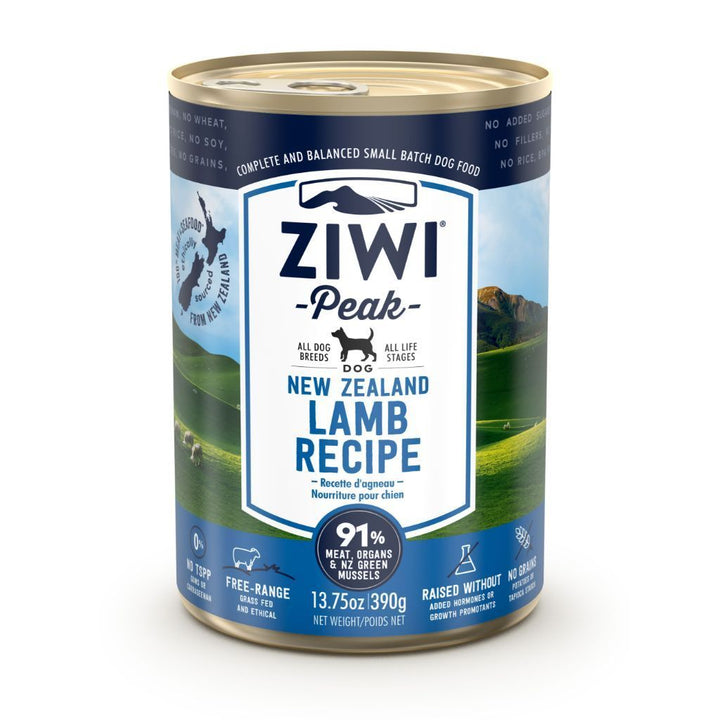 ZIWI Peak Lamb Recipe Wet Dog Food, 390g - Happy Hoomans
