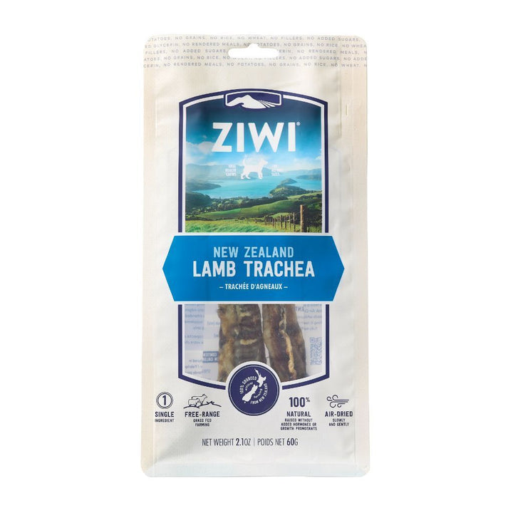 ZIWI Peak Lamb Trachea Air Dried Dog Treats, 60g - Happy Hoomans