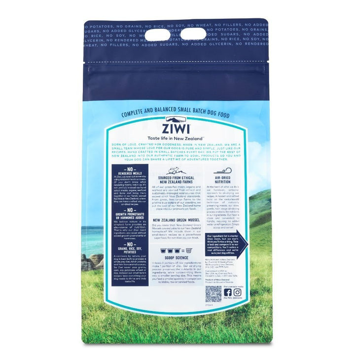 ZIWI Peak Mackerel & Lamb Recipe Air-Dried Dog Food (4 Sizes) - Happy Hoomans