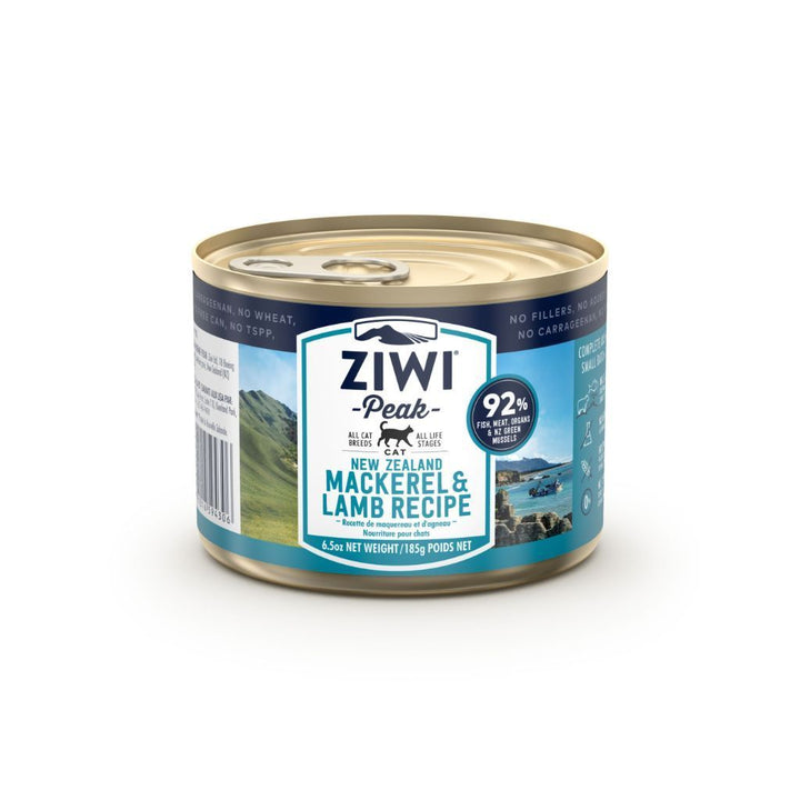 ZIWI Peak Mackerel & Lamb Recipe Wet Cat Food (2 Sizes) - Happy Hoomans