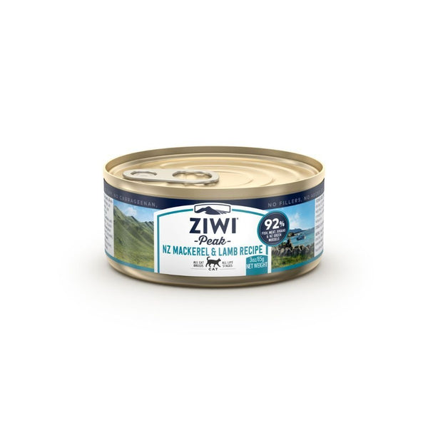 ZIWI Peak Mackerel & Lamb Recipe Wet Cat Food (2 Sizes) - Happy Hoomans