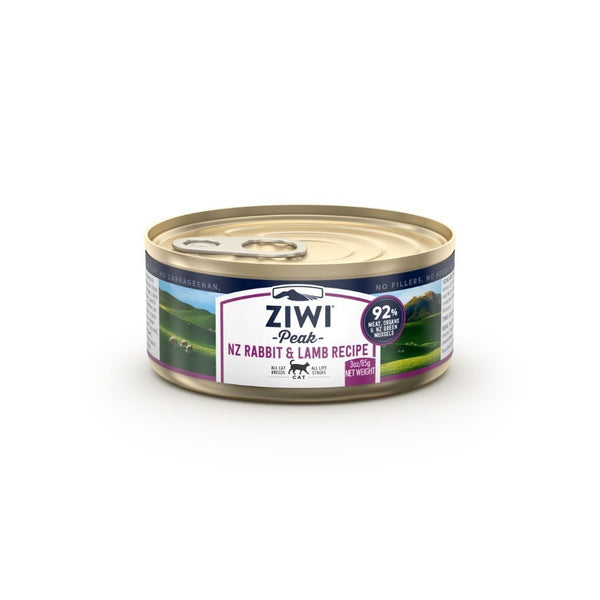 ZIWI Peak Rabbit & Lamb Recipe Wet Cat Food, 85g - Happy Hoomans