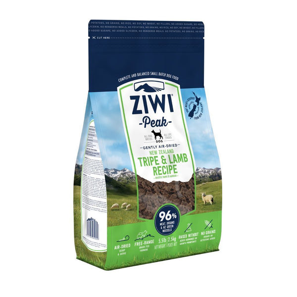 ZIWI Peak Tripe & Lamb Recipe Air-Dried Dog Food (3 Sizes) - Happy Hoomans