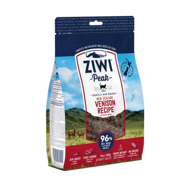 ZIWI Peak Venison Recipe Air-Dried Cat Food, 400g - Happy Hoomans