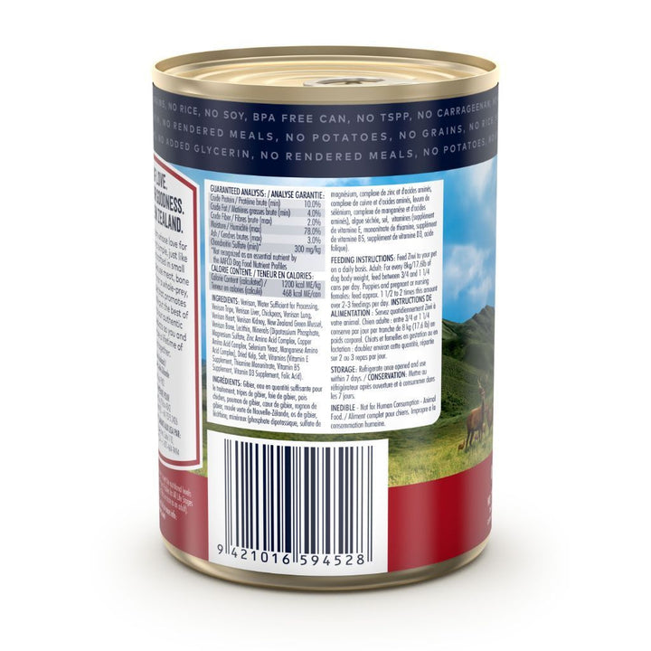 ZIWI Peak Vension Recipe Wet Dog Food, 390g - Happy Hoomans